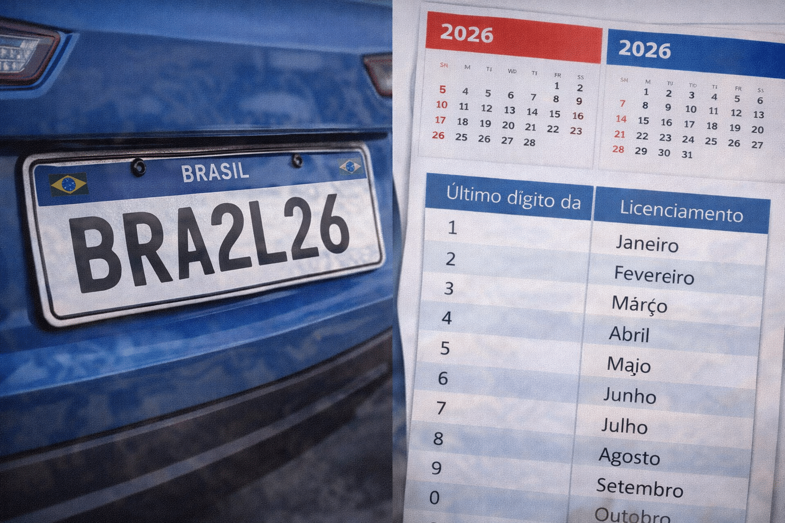 Licenciamento 2026 já tem datas definidas; veja tabela