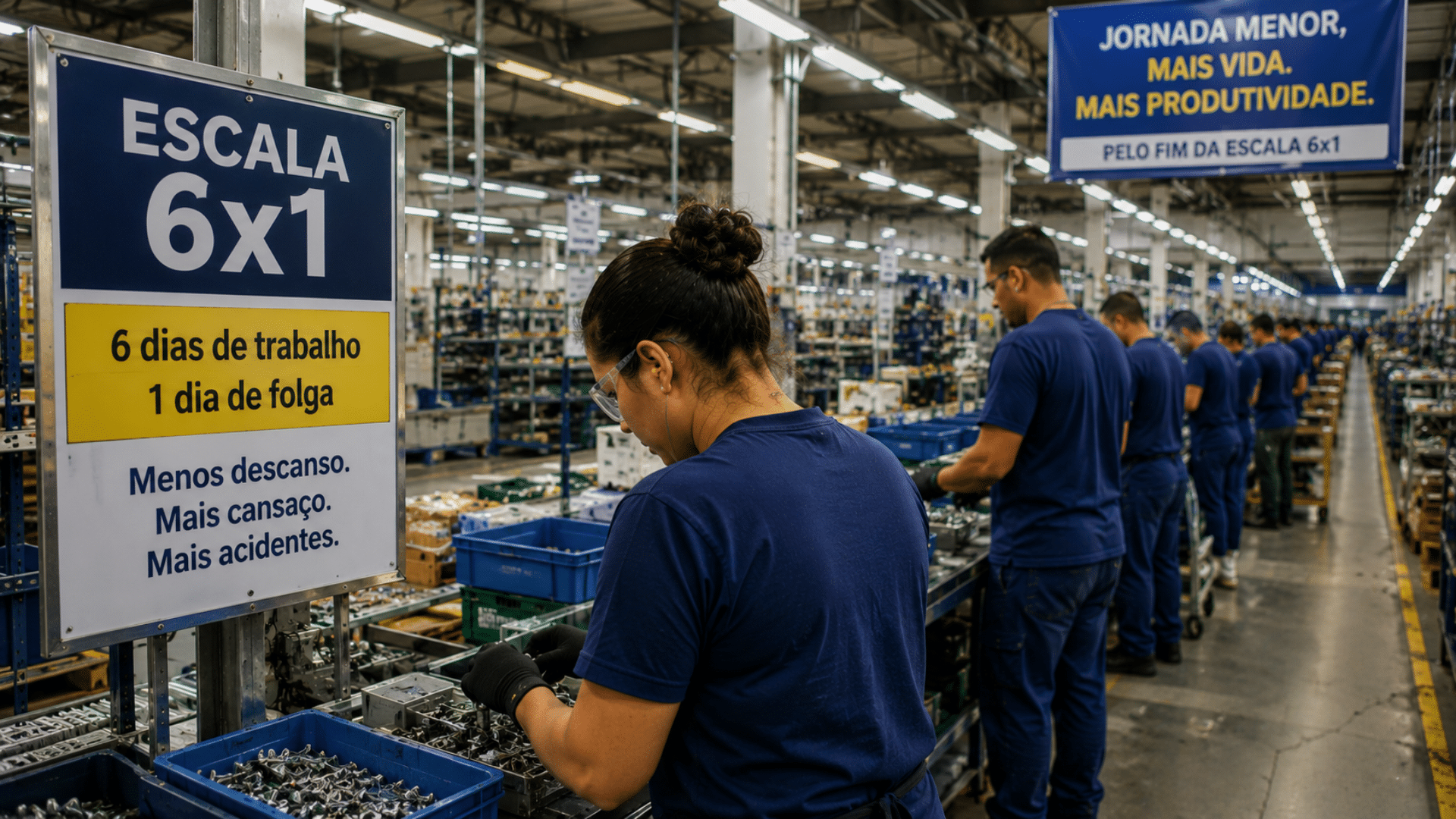 Debate sobre escala 6×1 cresce enquanto países reduzem jornadas