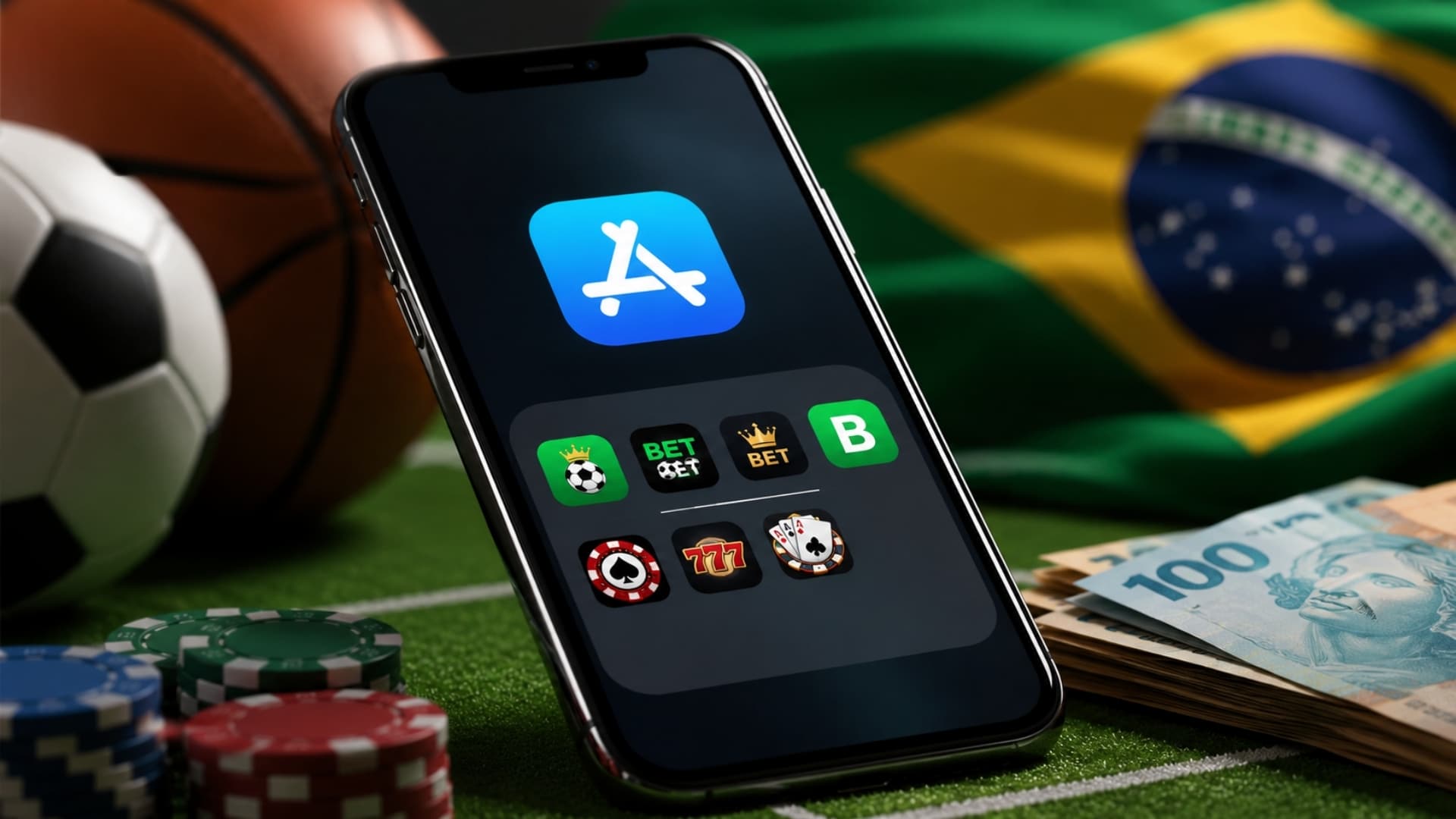 Bets chegam ao iPhone no Brasil com nova regra da Apple