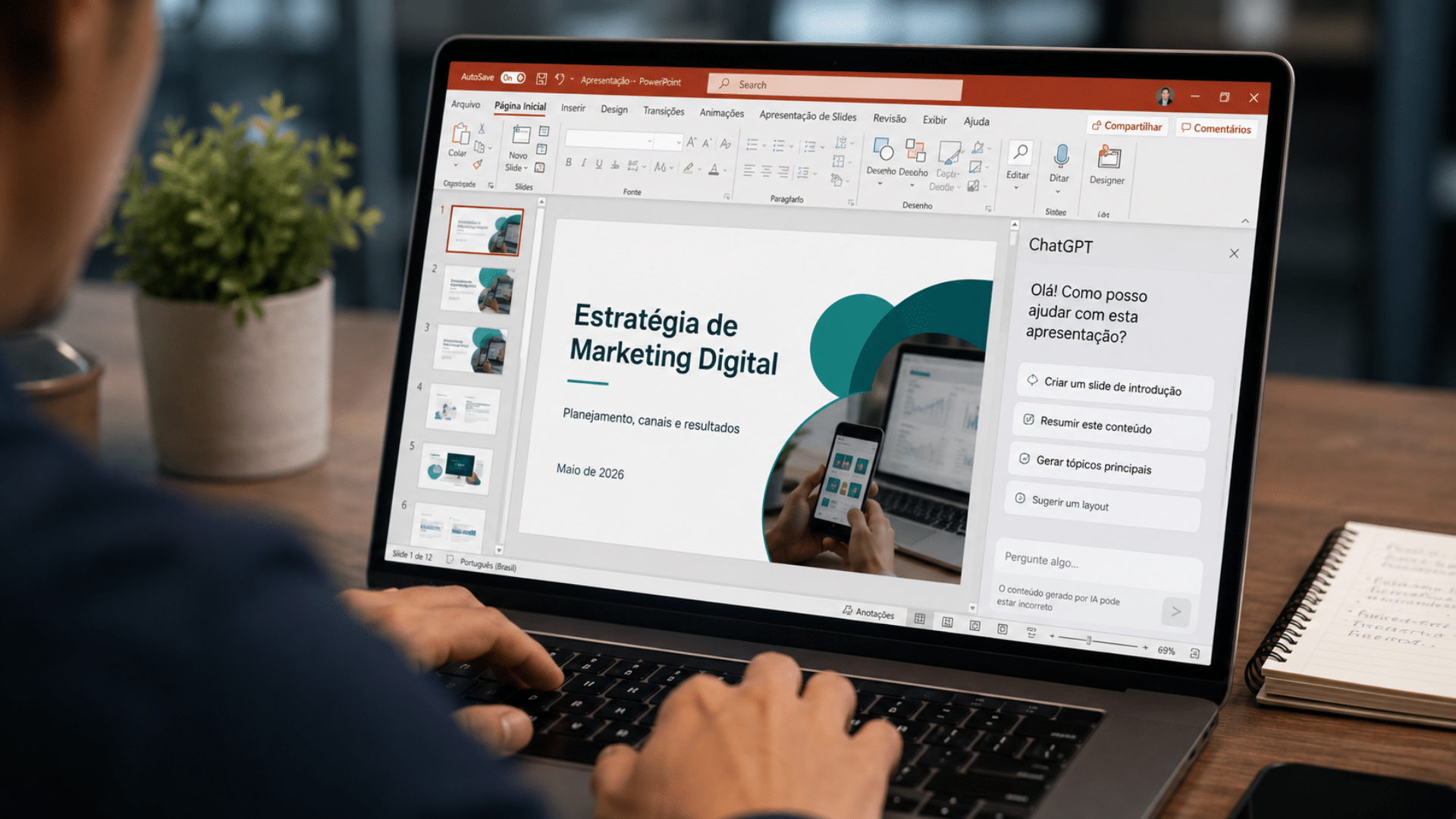 Microsoft libera integração do ChatGPT no PowerPoint para todos