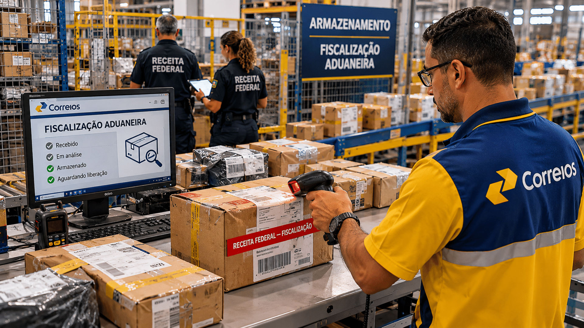 Correios passam a atuar sob nova regra ligada à fiscalização aduaneira