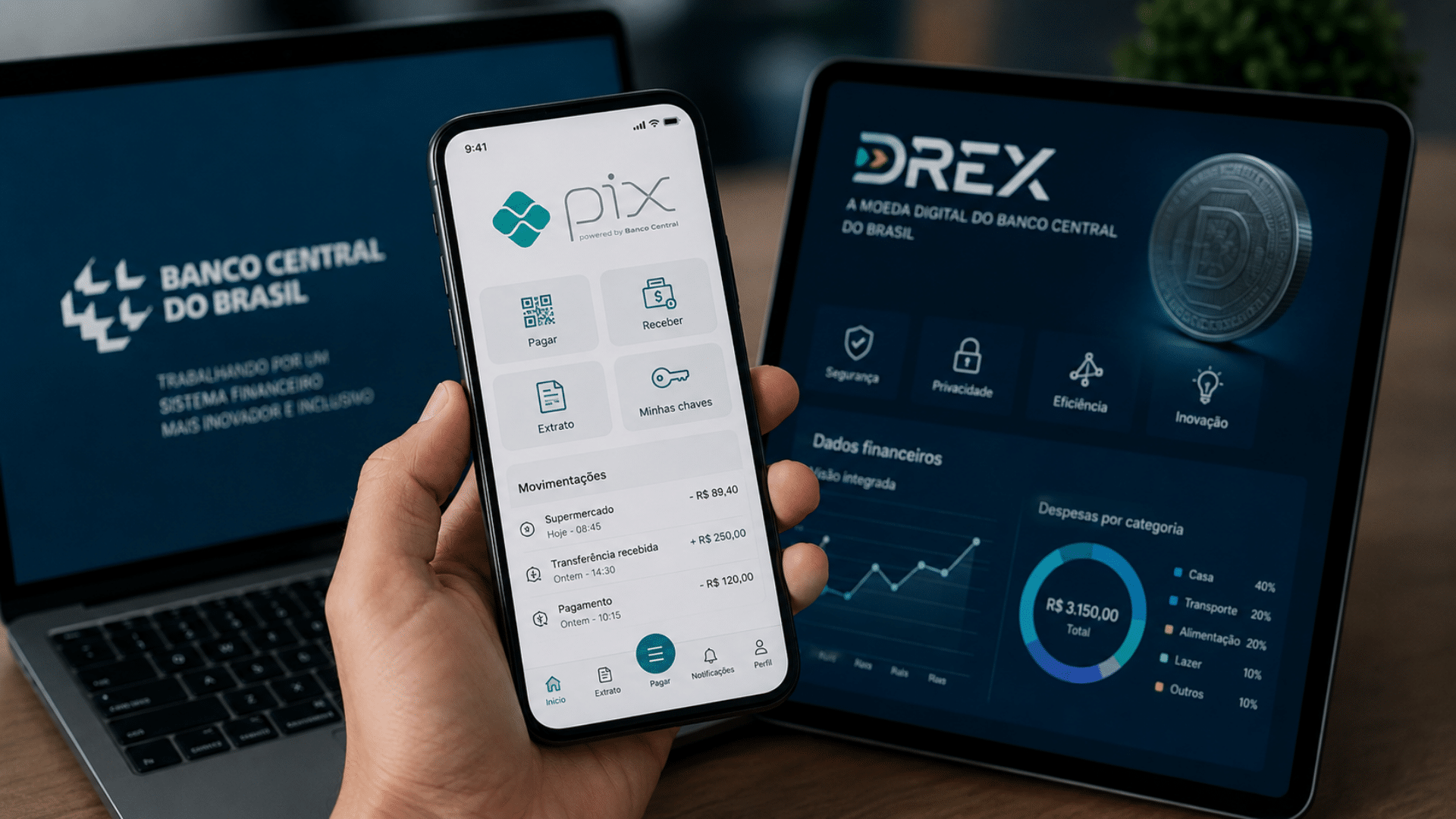BC planeja unir Pix, Drex e dados financeiros até 2029
