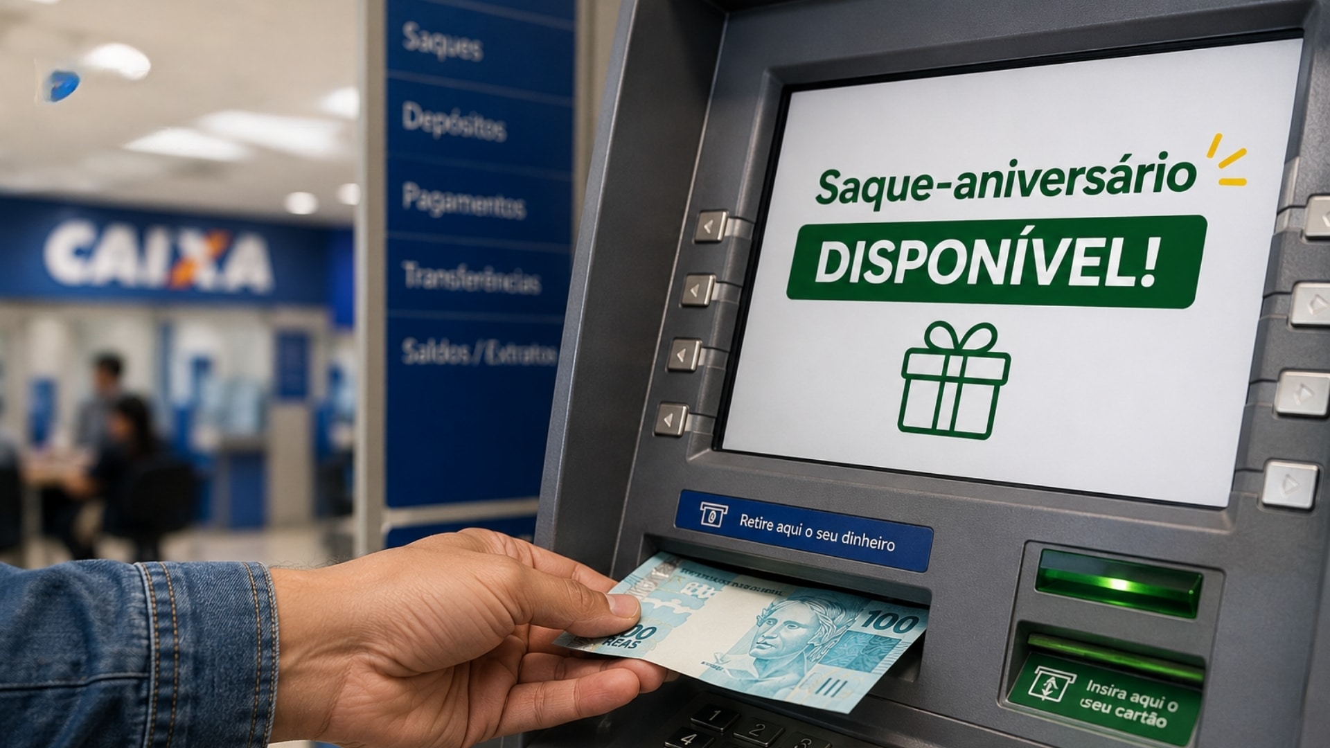 Caixa confirma liberação antecipada de R$ 8,5 bilhões do saque-aniversário