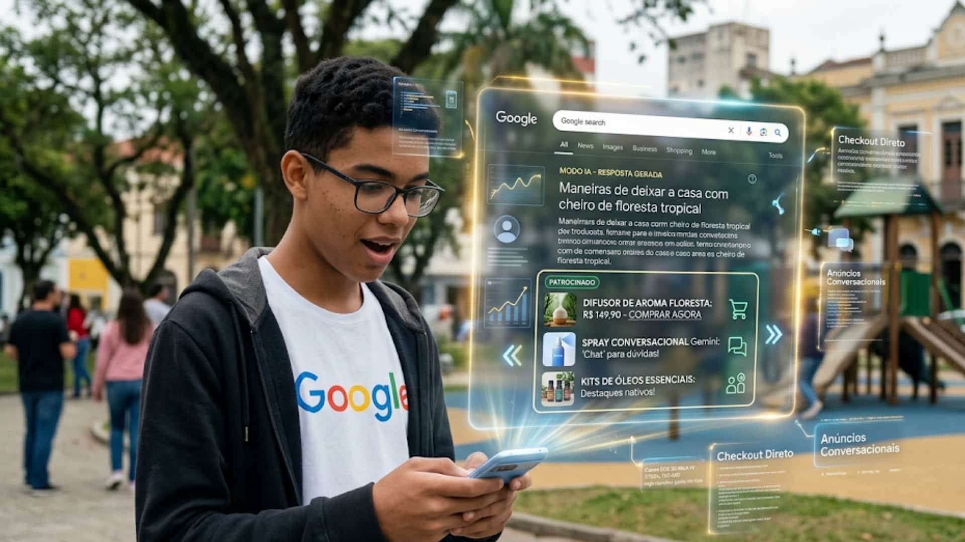 Google anuncia publicidade nas respostas com IA exibidas na busca