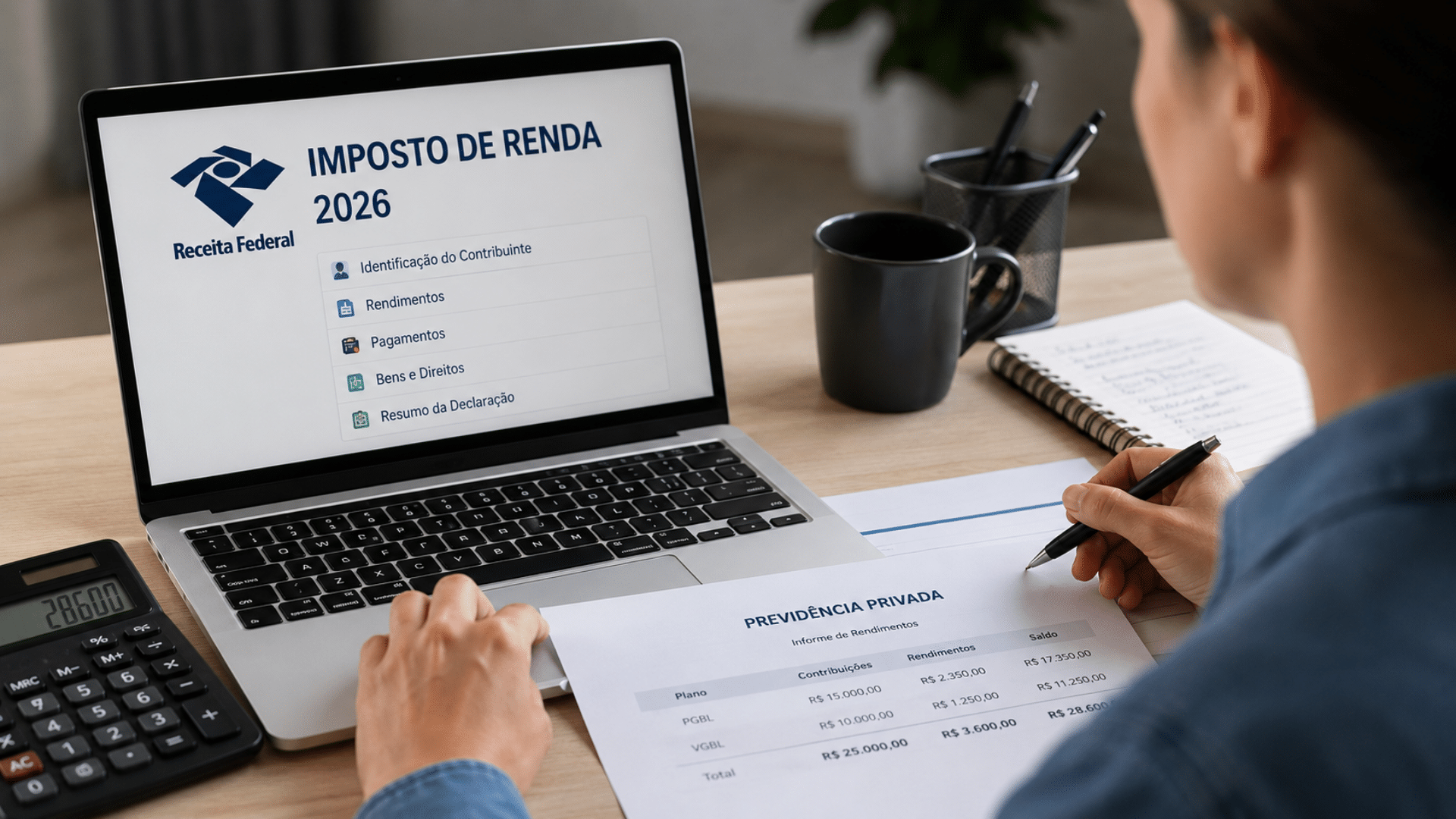 IR 2026 altera regras de tributação da previdência privada