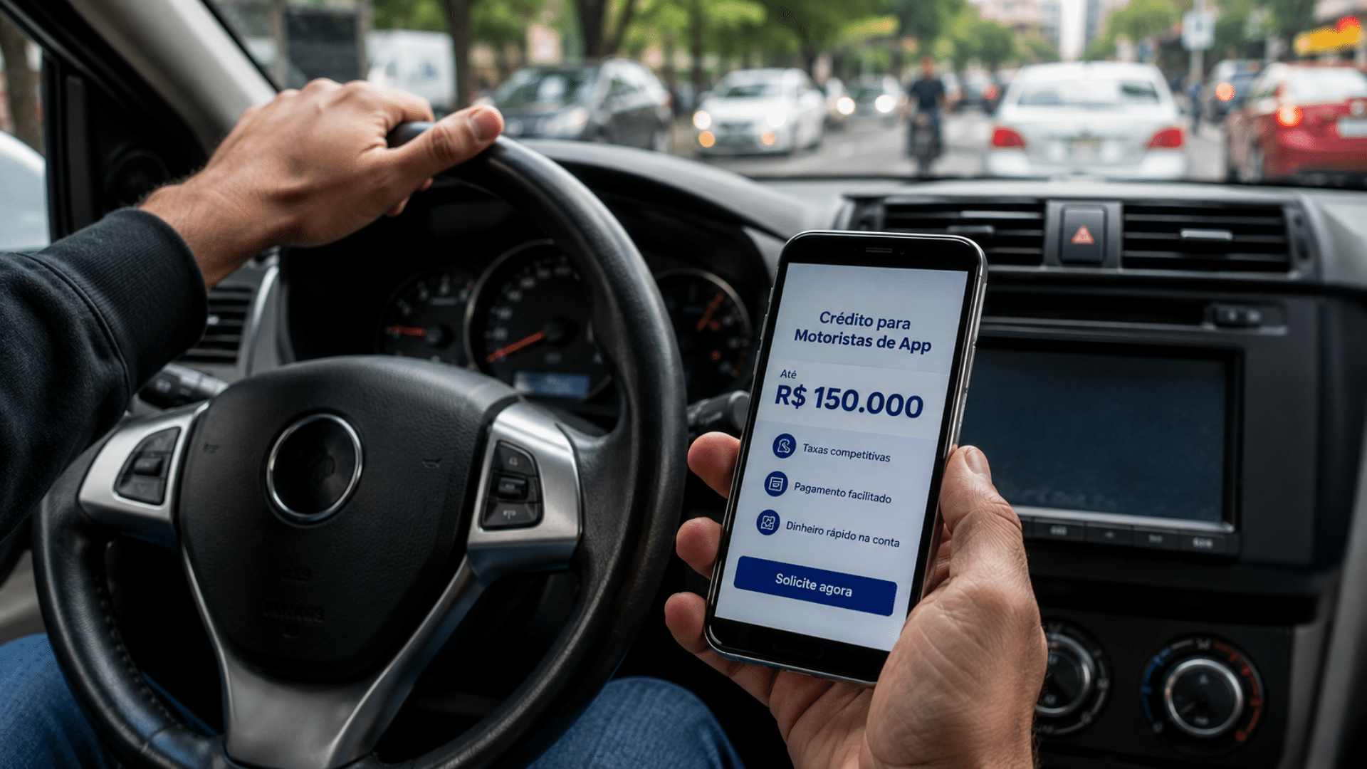 Crédito de até R$ 150 mil será oferecido a motoristas de app