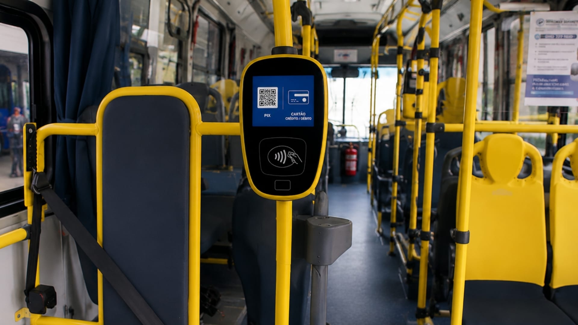 Ônibus intermunicipais poderão receber por Pix e cartão