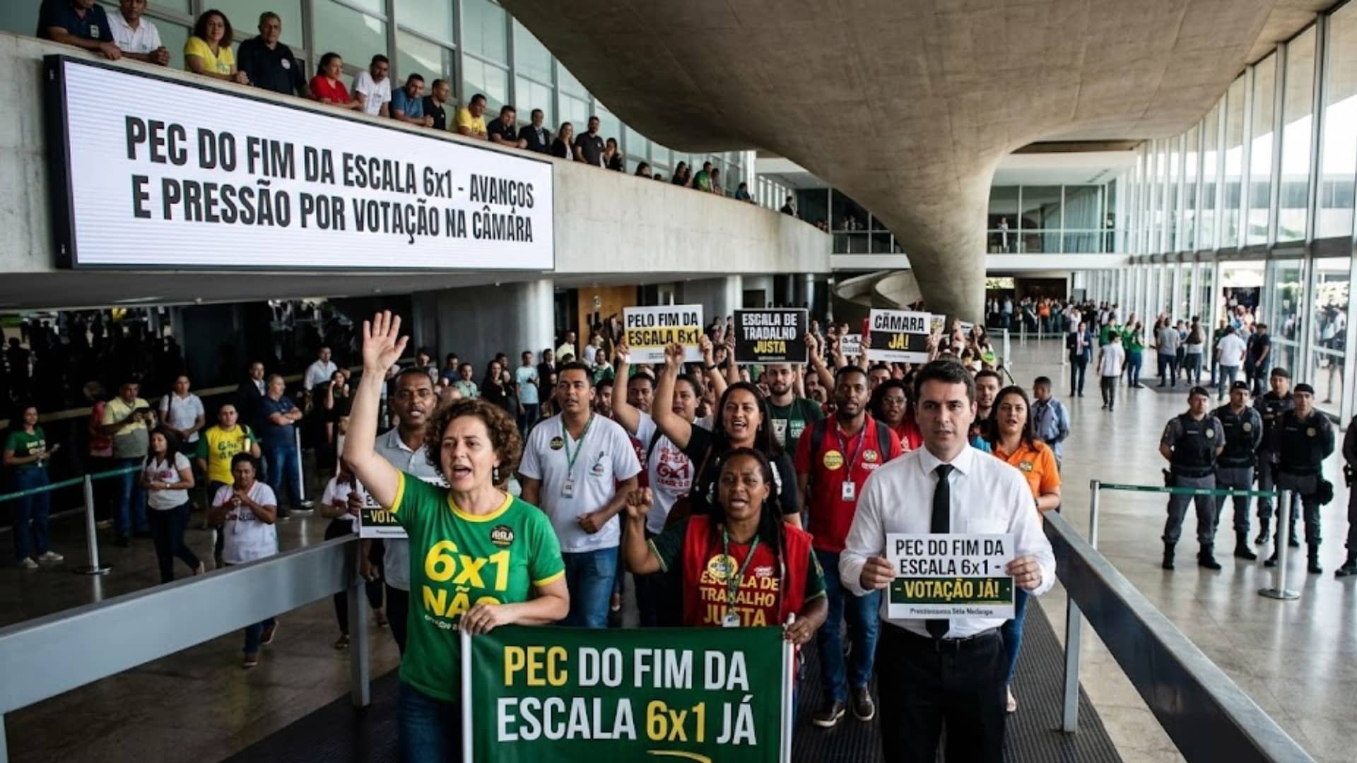PEC do fim da escala 6×1 avança com pressão por votação na Câmara