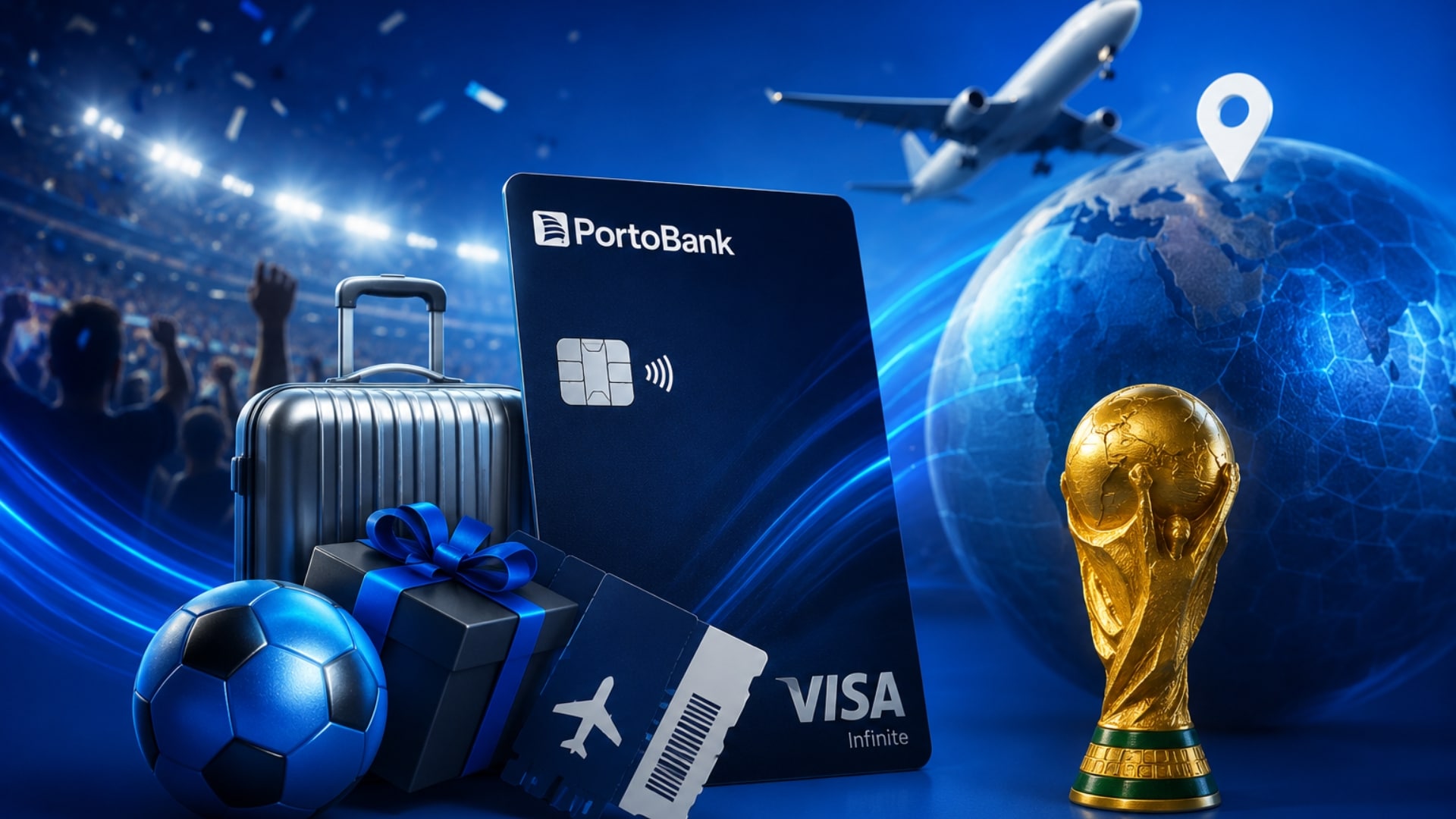 Clientes Porto Bank Visa concorrem a prêmios e viagem ligada à Copa do Mundo