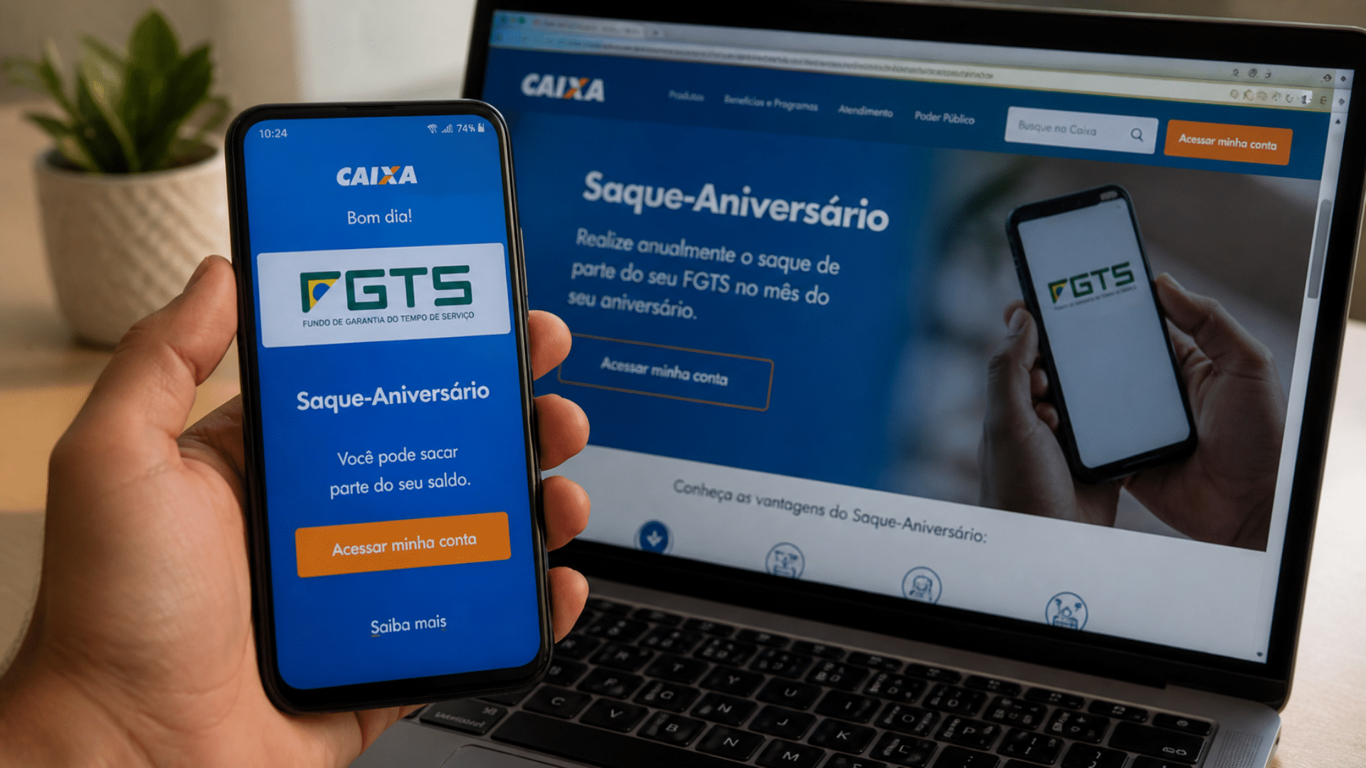 Caixa libera Saque-aniversário de maio e facilita pagamento via Pix