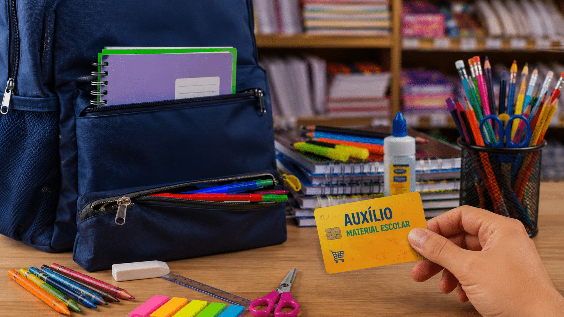 Cadastro para auxílio material escolar 2026: entenda como funciona