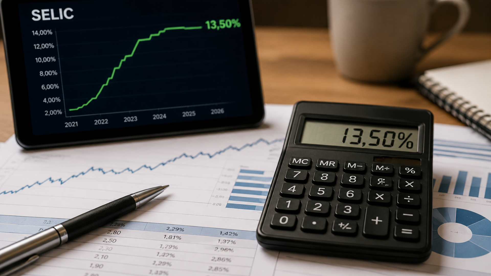 Mercado vê Selic de 13,5% em 2026 após nova revisão