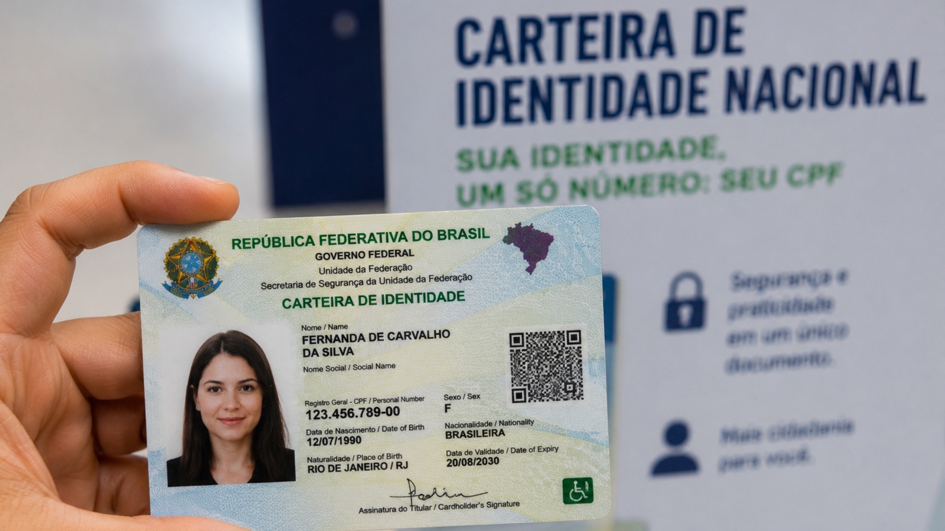 Documento com CPF único substitui o RG gradualmente