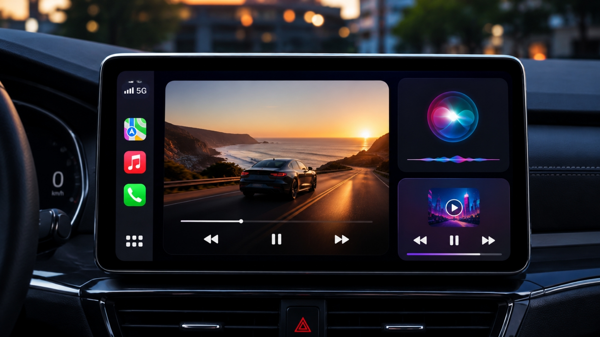iOS 27 amplia recursos do CarPlay com IA e vídeos nativos