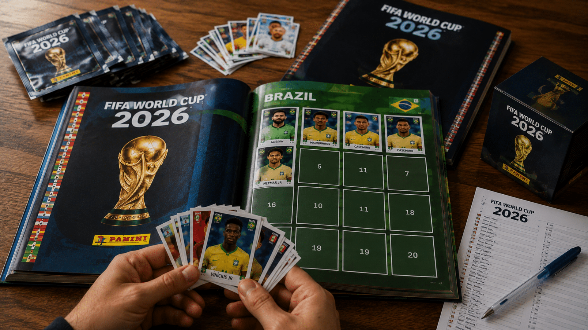 Figurinhas especiais da Copa 2026 atraem colecionadores e chegam a R$ 5 mil