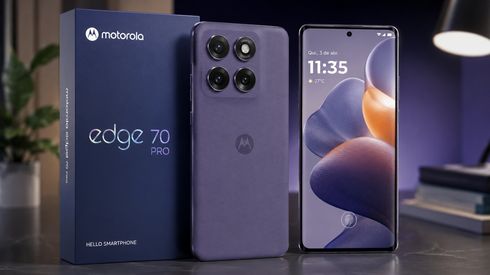 Oferta reduz valor do Motorola Edge 70 Pro no Magalu