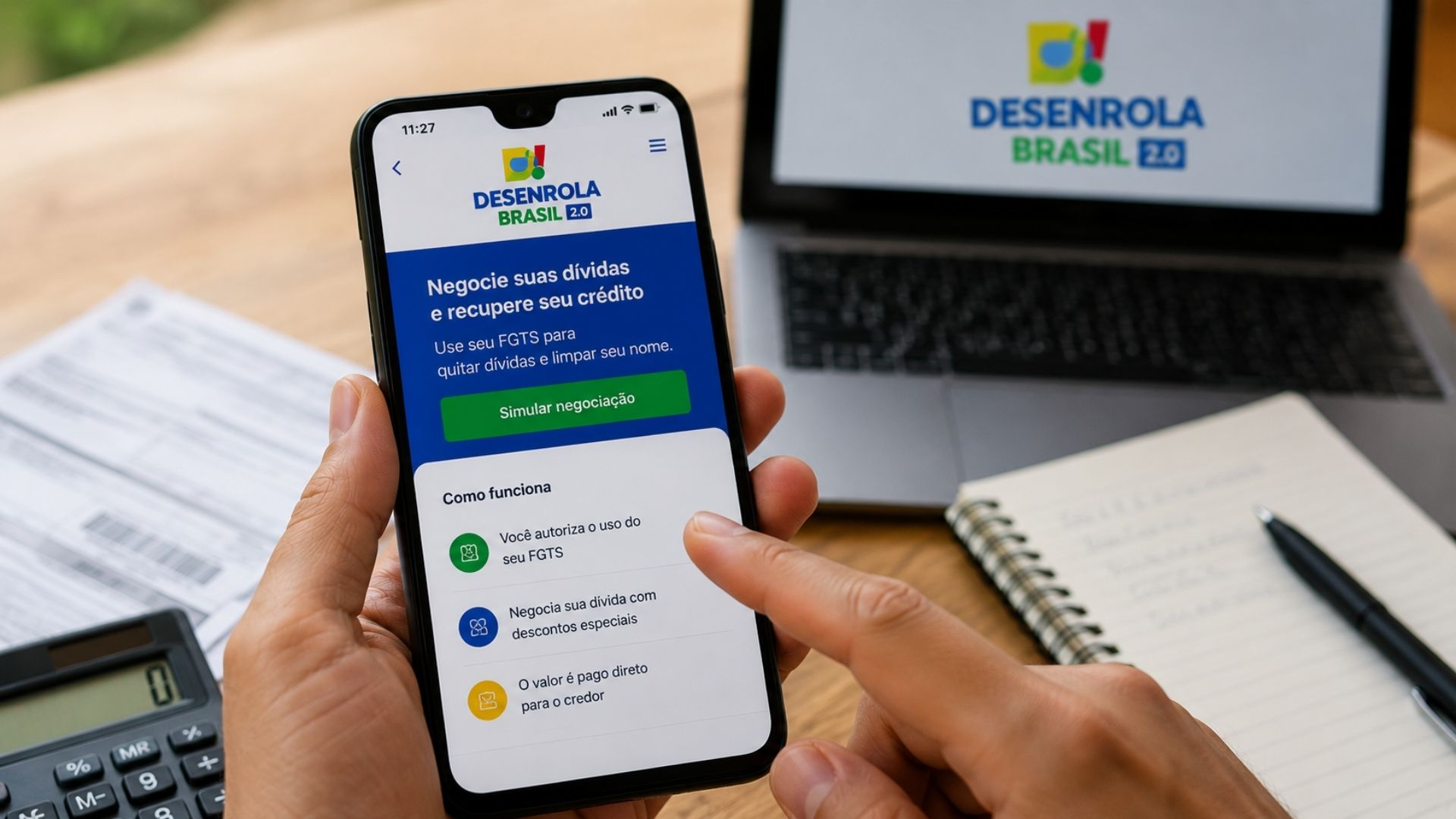 Desenrola 2.0 já tem mais de 17 mil operações com FGTS para pagar dívidas
