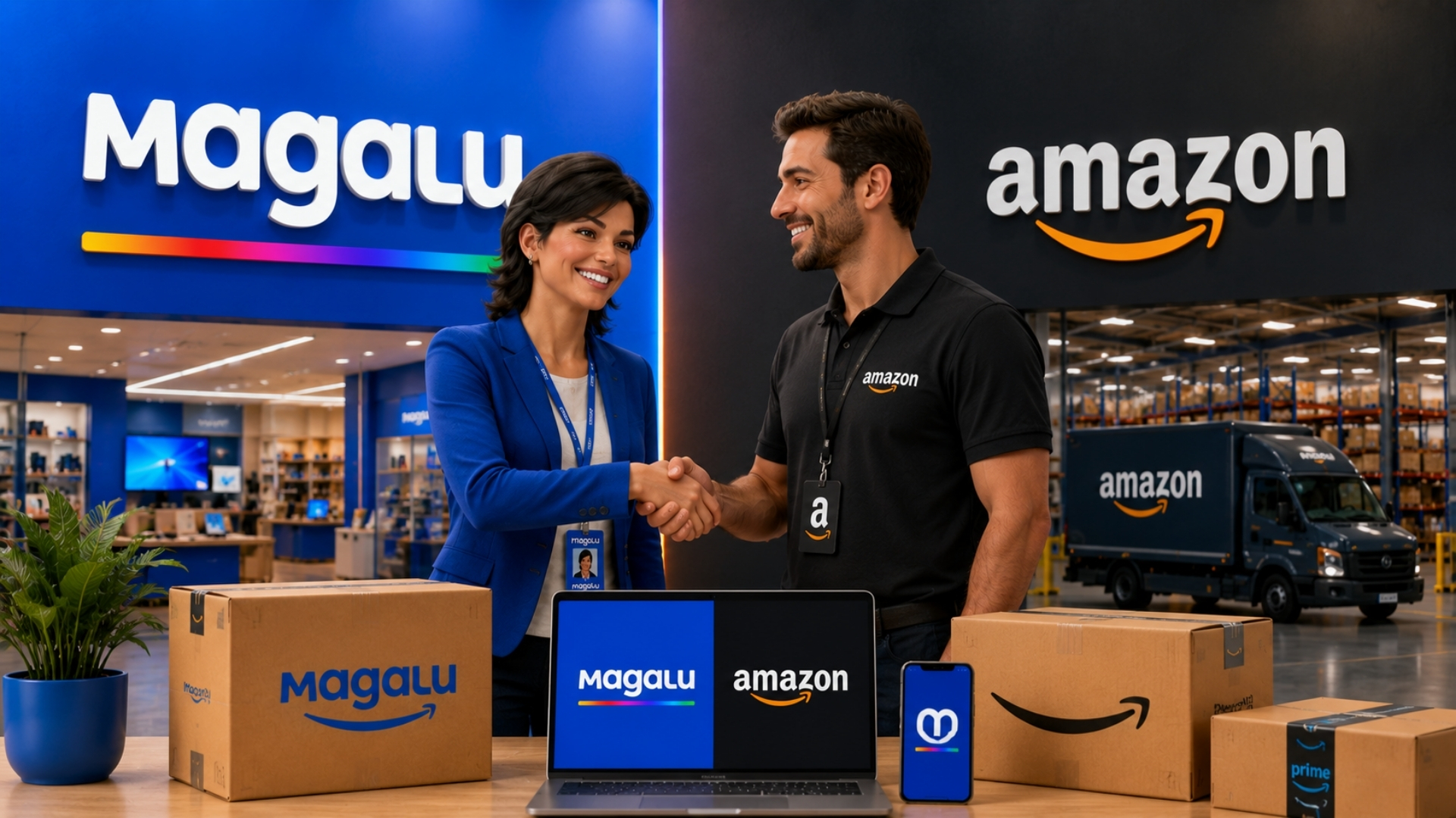 Magalu e Amazon se unem para ganhar eficiência logística