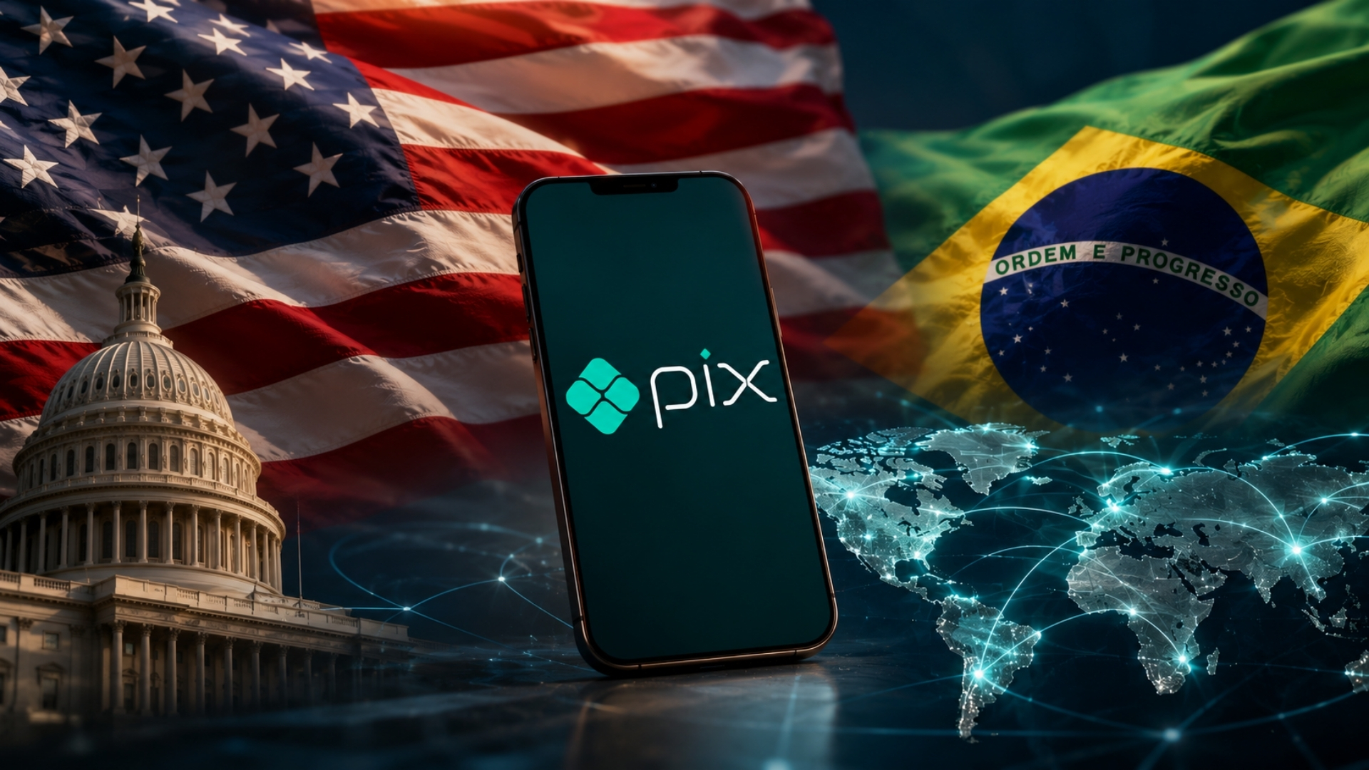 Pix entra na defesa do Brasil contra tarifa de 25% dos EUA