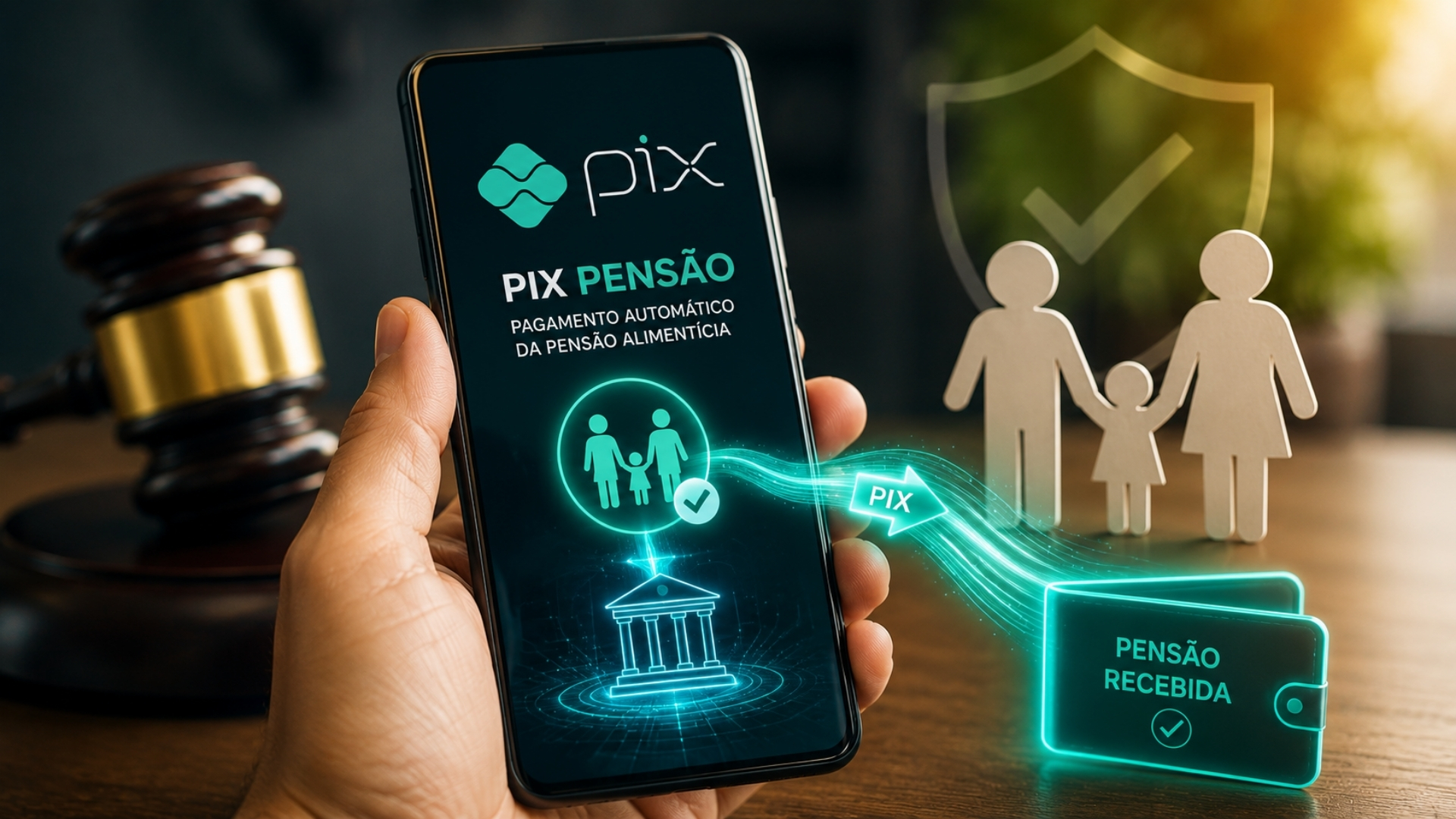 Pix Pensão pode mudar a forma de pagamento da pensão alimentícia