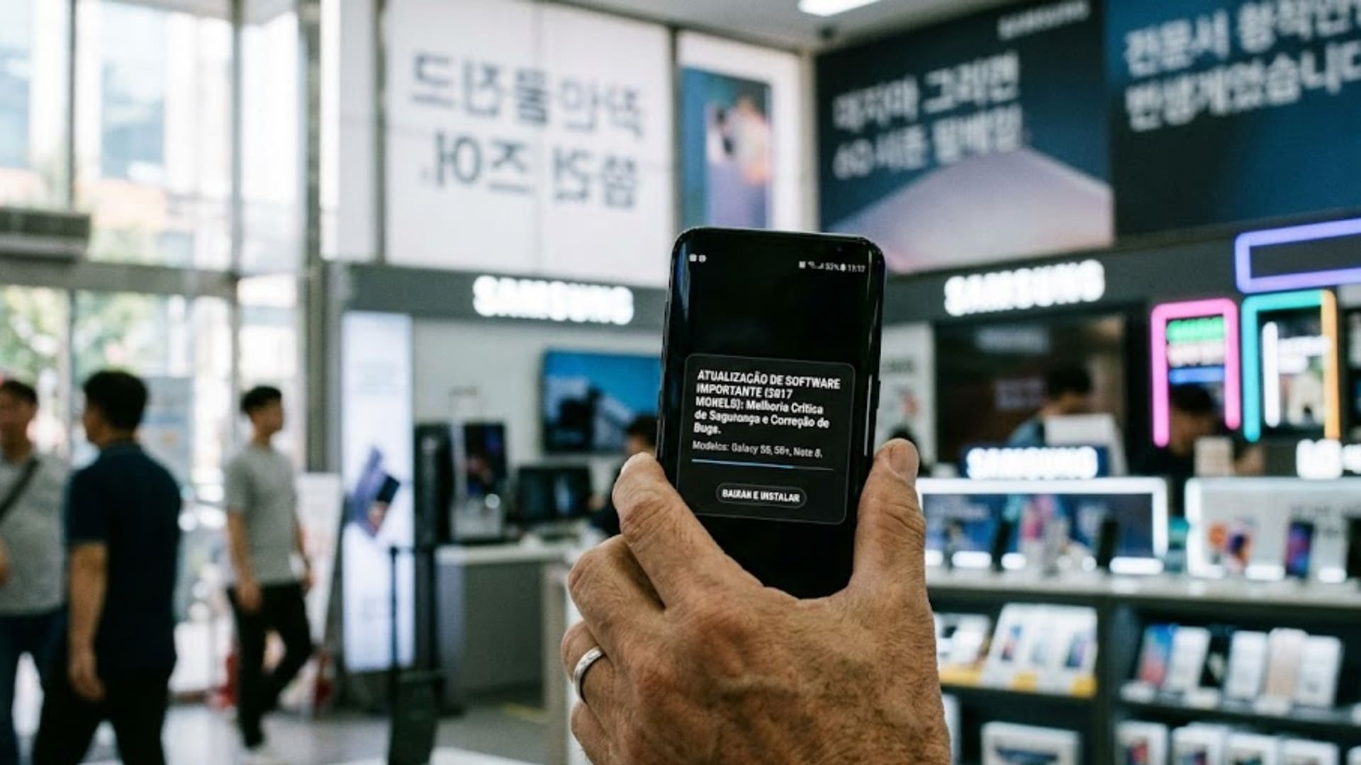 Samsung amplia suporte e atualiza smartphones lançados em 2017