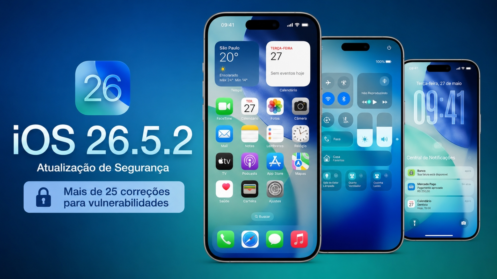Atualização da Apple corrige mais de 25 falhas de segurança em iPhone e Mac