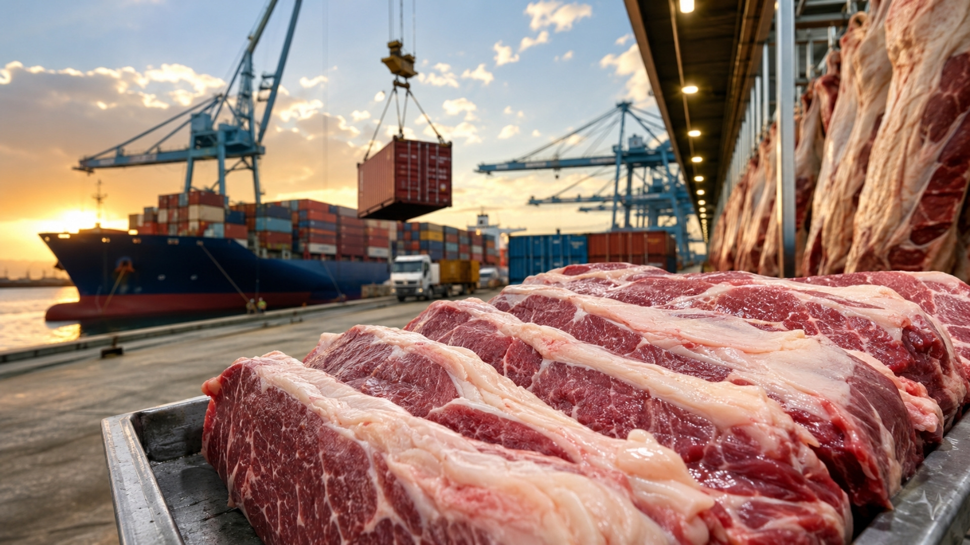 Exportações de carne bovina somam US$ 9,85 bilhões no semestre