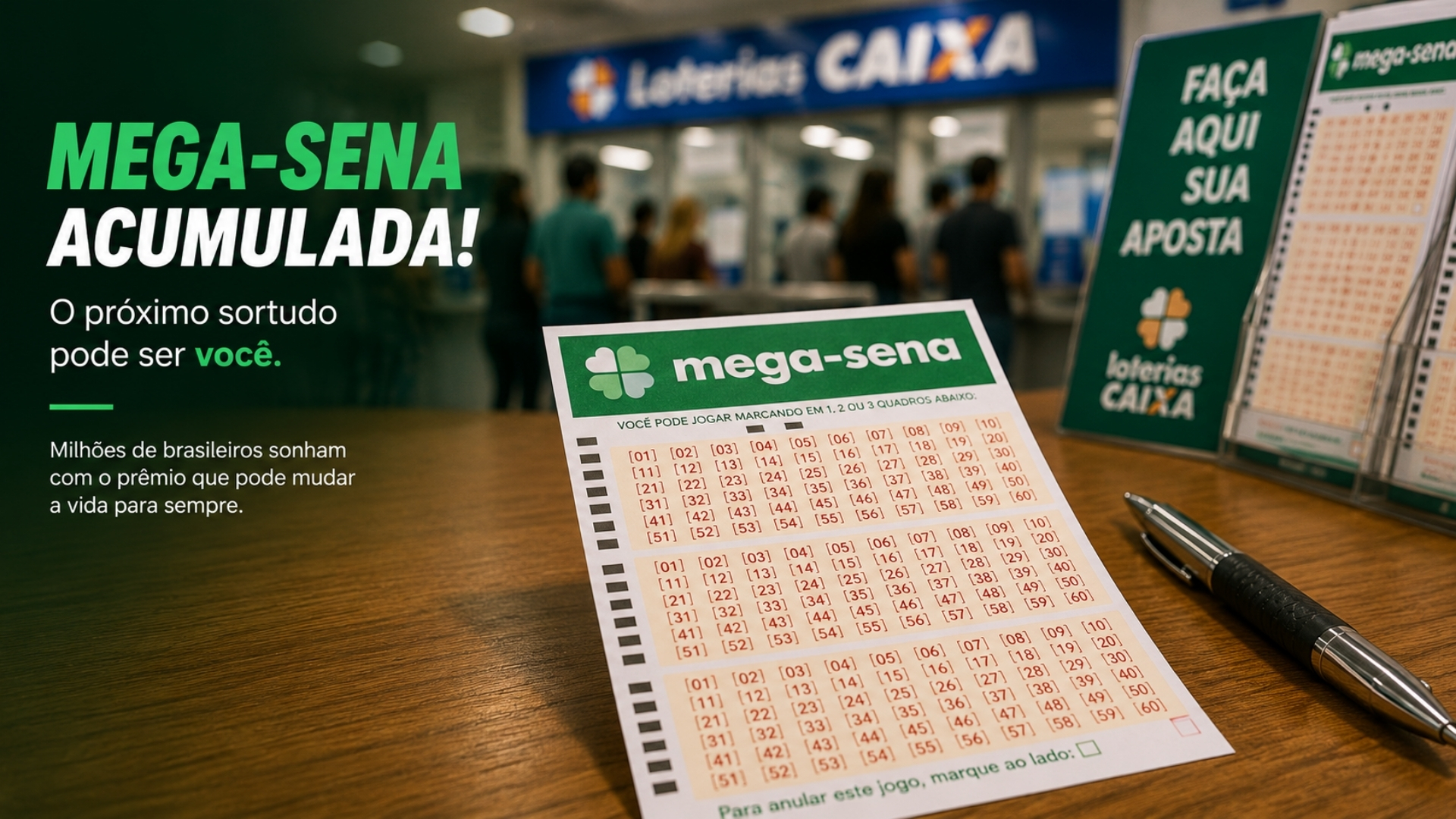 Mega-Sena de hoje (23/07): concurso 3035 sorteia R$ 62 milhões; acompanhe o resultado