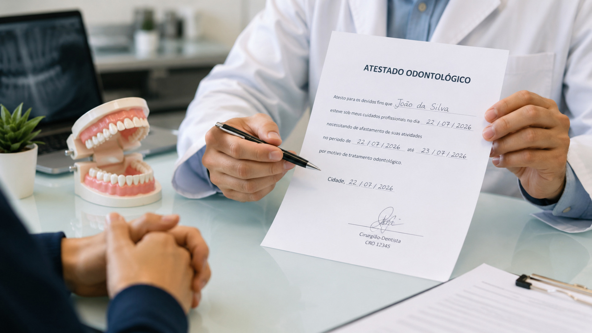 Atestado de dentista vale no trabalho? Veja quando a empresa deve aceitar