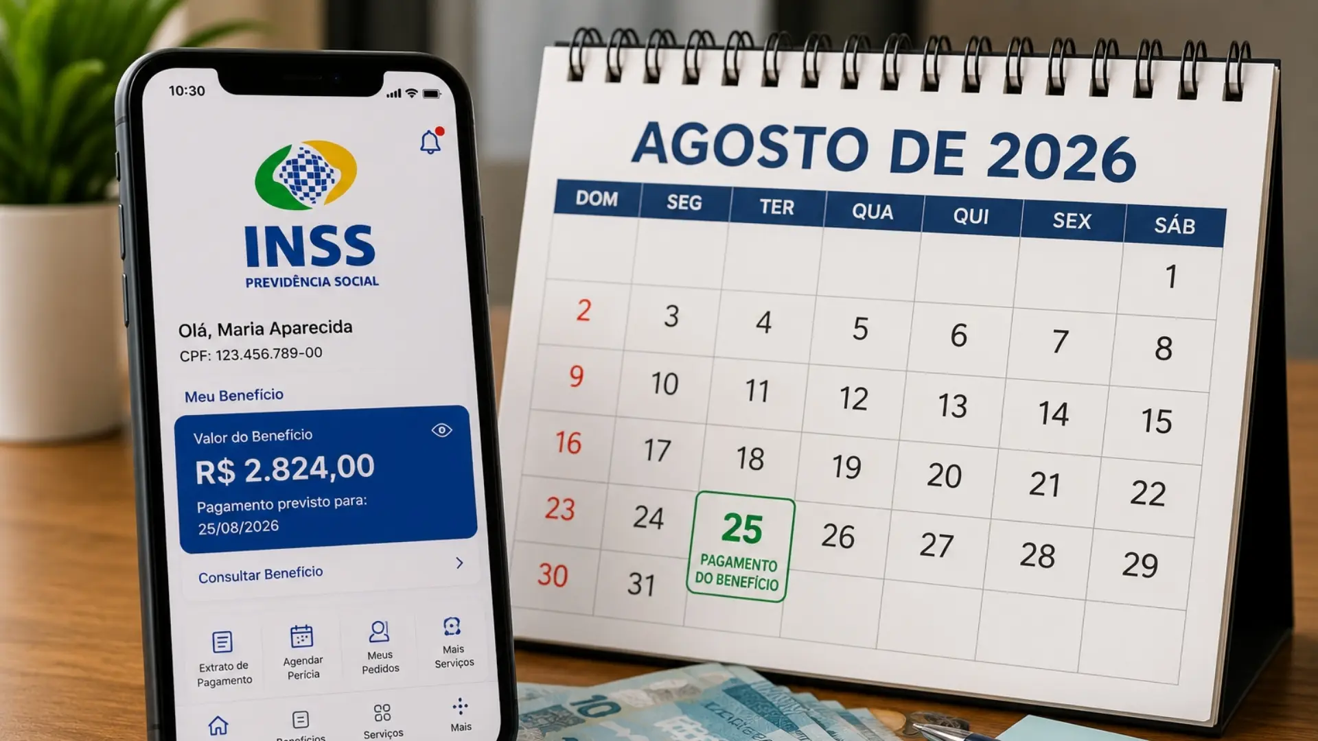INSS libera pagamentos de agosto a partir do dia 25; consulte sua data