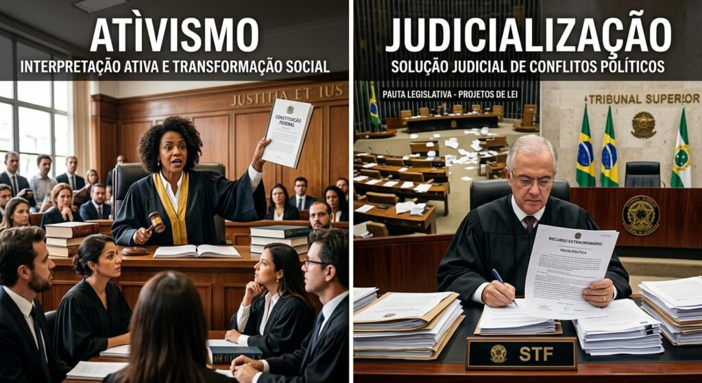 ativismo judicialização