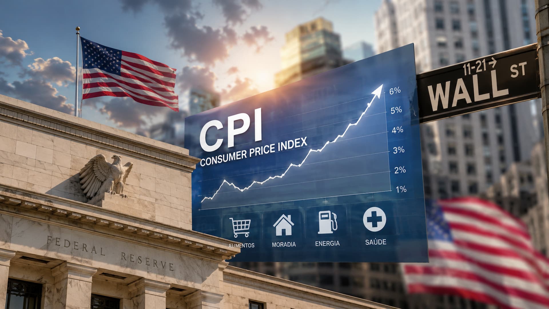 CPI pode definir próximos passos do Fed e superar impacto dos dados de emprego