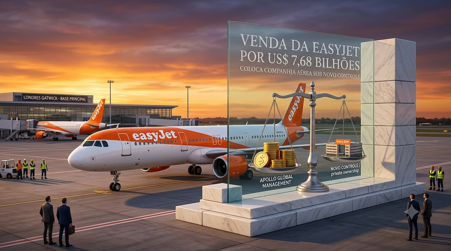 Venda da easyJet por US$ 7,68 bilhões coloca companhia aérea sob novo controle