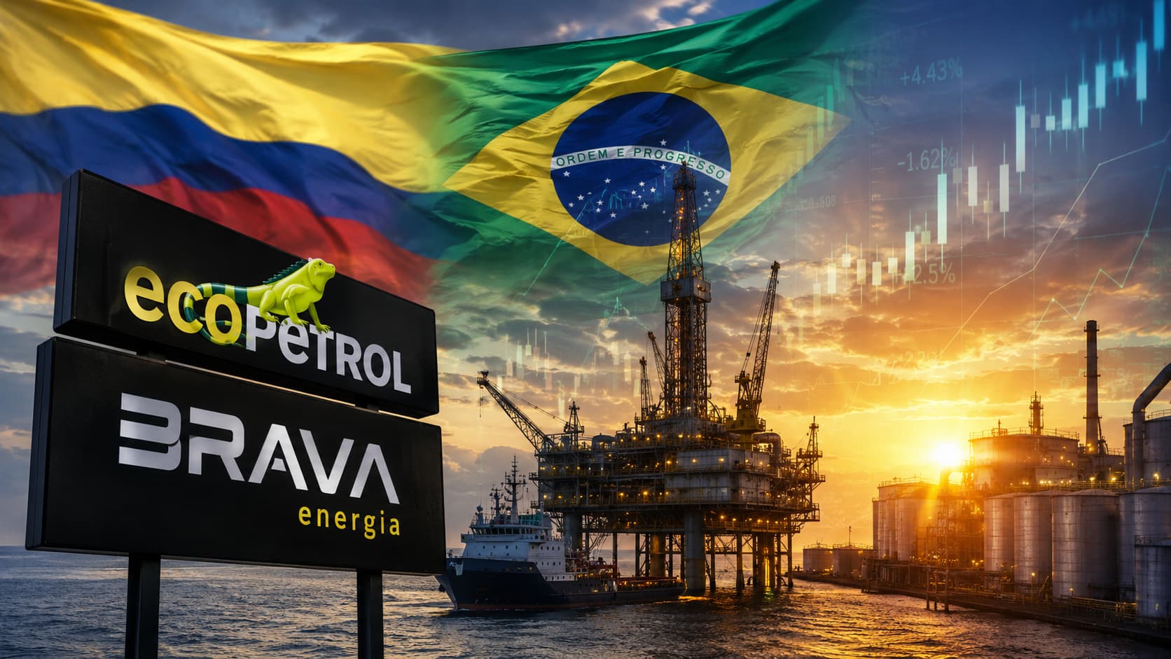 Ecopetrol investe R$ 5,4 bilhões na Brava e mira novos negócios no Brasil
