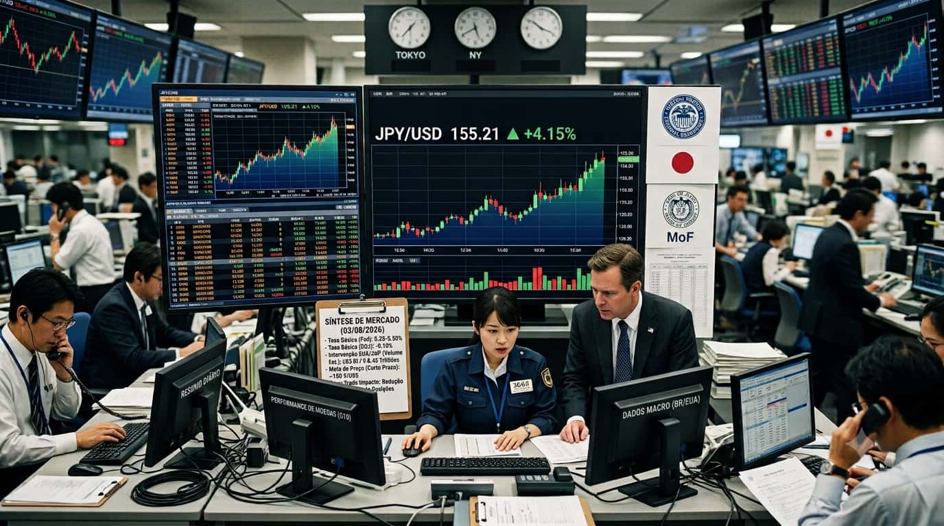 Intervenção histórica de EUA e Japão busca valorizar o iene